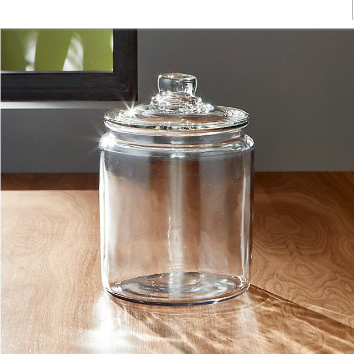 Heritage Hill 64 oz Glass Jar with Lid — view 1